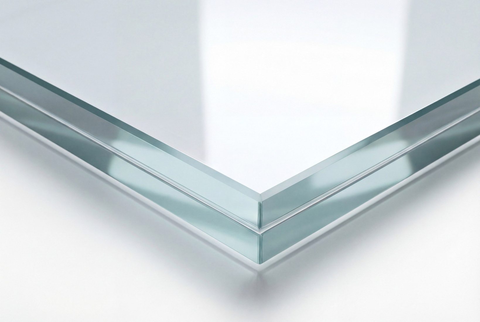 Structural Laminate 2-Ply sample showing glass layers