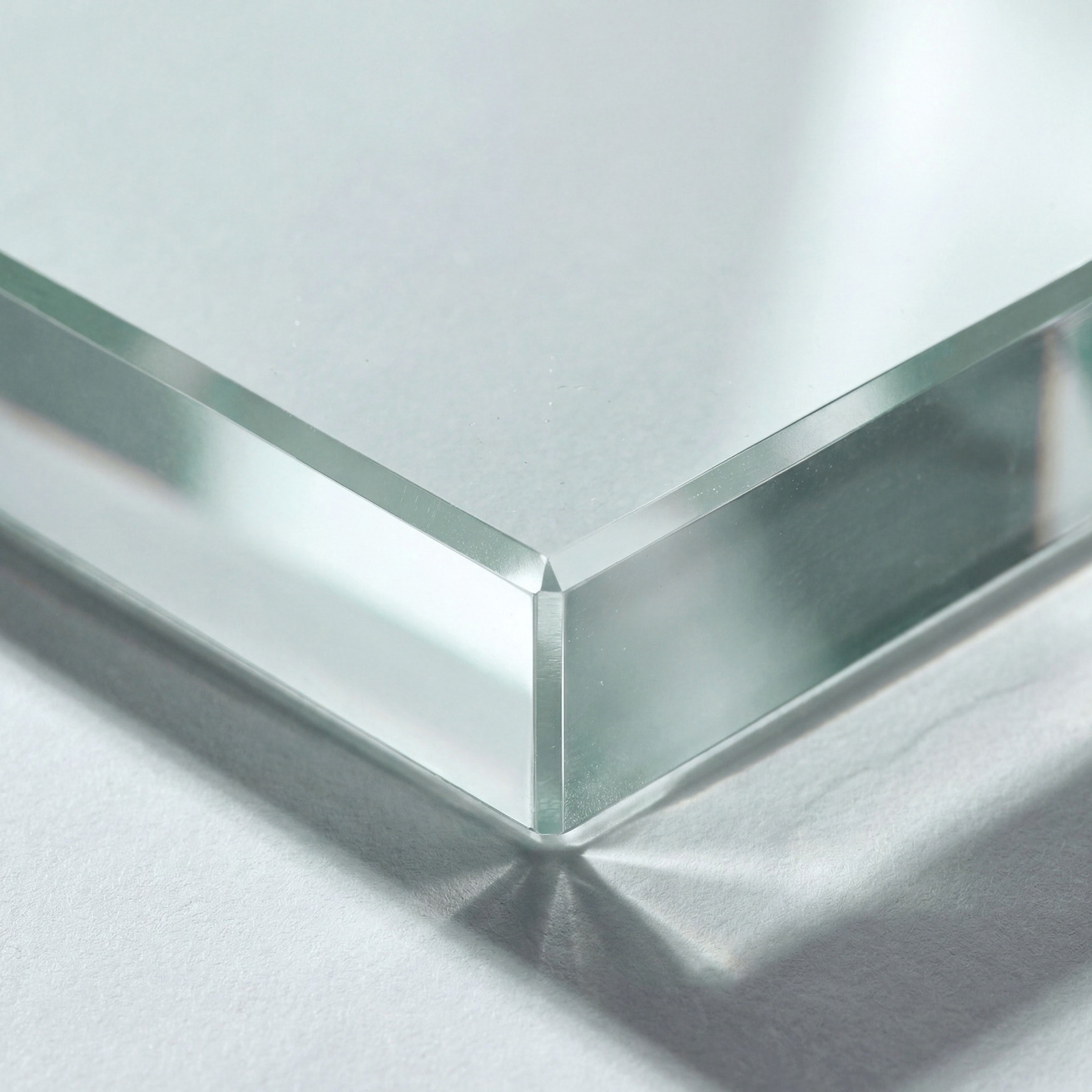 Monumental Structural Laminate sample showing glass layers