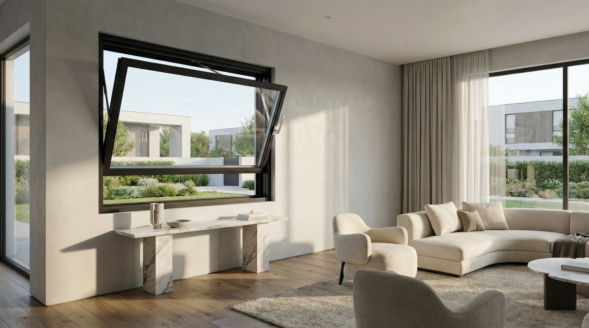 Flat Open Upper/Lower Hung Window System